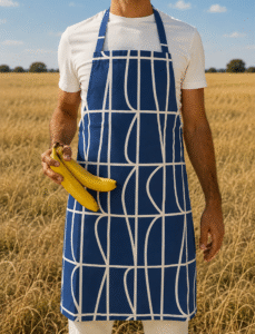 Delantal Cocina Azul